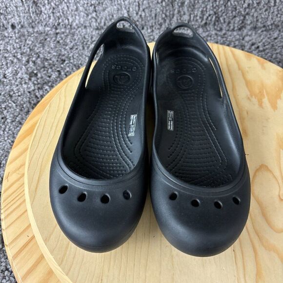 Crocs Kadee Flats Womens 8 Slip On Comfort Rubber Ballet Slip On Shoes - Picture 6 of 10